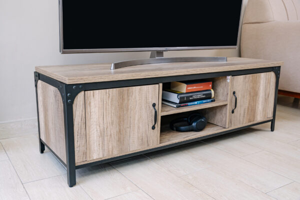 Rack de madera y metal - Imagen 5